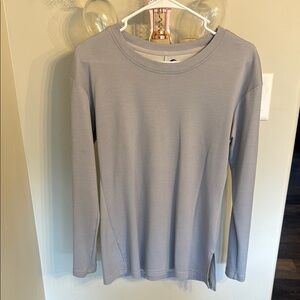 ZYIA Long Sleeve Tee - Light Gray